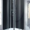 Schulte Komplettduschkabine Korfu II Schwarz