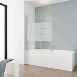 Schulte Sunny Badewannenaufsatz 2-teilig Mit Dekor