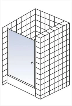 Schulte Garant Drehtür In Nische -Schulte 41 5
