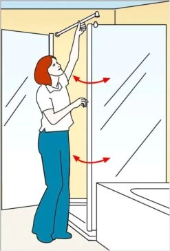 Schulte Garant Drehtür Für Wegschwenkbare Seitenwand -Schulte 43 2