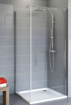 Schulte Alexa Style 2.0 Komplett-Set 80 Drehtür Mit Seitenwand U. Duschtasse