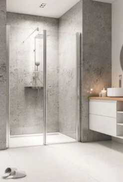 Schulte Garant Drehtür Mit Nebenteil In Nische