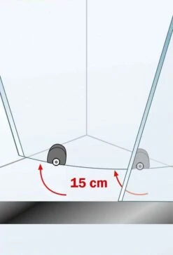 Schulte Kristall Trend Runddusche II 4-teilig -Schulte 46 2