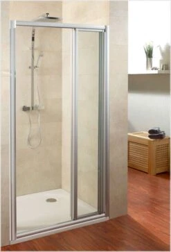 Schulte Kristall Trend Gleittür 3-teilig In Nische -Schulte 58 2