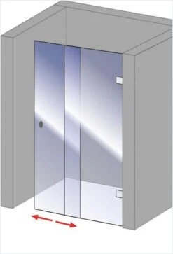 Schulte Davita Gleittür / Schiebetür In Nische 8 Mm -Schulte 619 2