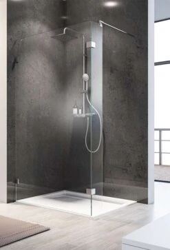 Schulte Davita Duschwand Walk In Mit Festem Nebenteil 8 Mm