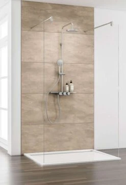 Schulte MasterClass Duschwand Walk In Freistehend 8 Mm