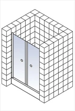 Schulte Garant 2.0 Pendeltür In Nische Express Plus -Schulte 653 3