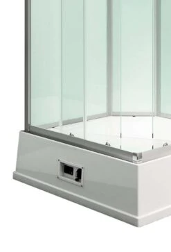 Schulte Komplettduschkabine Mit Pumpe Und Boiler Korfu II Light-grün -Schulte 6882 6