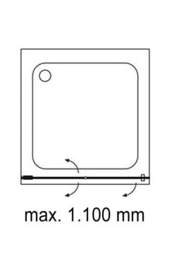 Schulte Davita Drehfalttür In Nische 8 Mm 9 Schulte Davita Drehfalttür In Nische 8 Mm -Schulte 7286 3