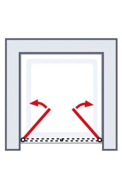 Schulte Kristall Trend Klapptür In Nische -Schulte 8536 4