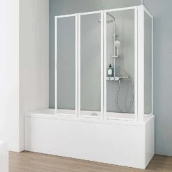 Schulte Komfort I Badewannenaufsatz Mit Seitenwand 3-teilig