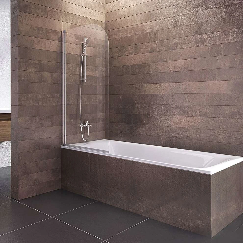 Schulte Badewannenfaltwand Berlin 140x80 Cm Alu Natur 1 Schulte Badewannenfaltwand Berlin 140x80 Cm Alu Natur