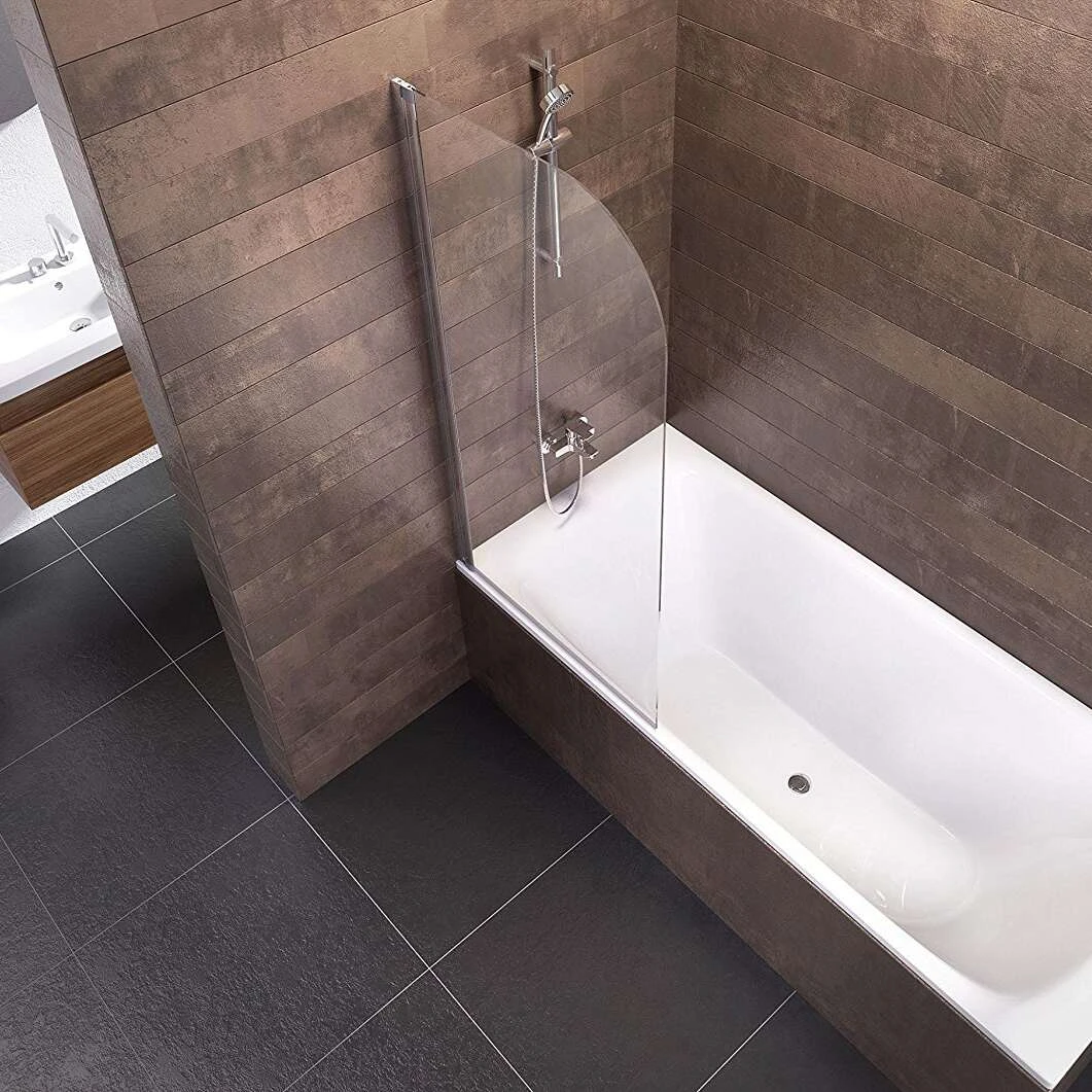 Schulte Badewannenfaltwand Berlin 140x80 Cm Alu Natur 2 Schulte Badewannenfaltwand Berlin 140x80 Cm Alu Natur – Bild 2