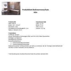 Schulte Badewannenfaltwand Köln 140x114 Cm Querstreifen Alu Natur -Schulte 9110 5