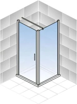 Schulte Duschkabine Drehtür Mit Seitenwand Bremen 75x90 Cm Express -Schulte 9188 5