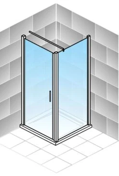 Schulte Alexa Style 2.0 Drehtür Mit Seitenwand Dekor Liane Express Plus -Schulte 9309 2