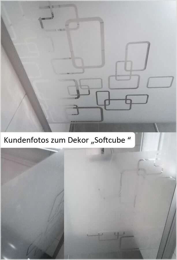 Schulte Express Plus Alexa Style 2.0 Walk-In Dekor Softcube 2 Schulte Express Plus Alexa Style 2.0 Walk-In Dekor Softcube – Bild 2