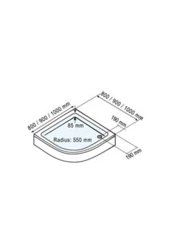 Schulte Express Plus Alexa Style 2.0 Set Dusche Mit Duschbecken 80 X 80 Cm -Schulte 9316 2