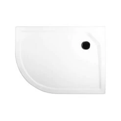 Schulte Express Plus Duschwanne Rund EF Flat Acryl 750 X 900 Mm Radius 550