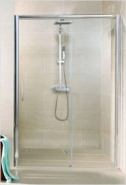 Schulte Kristall/Trend Gleittür 2-teilig In Nische 8 Mm Softclose