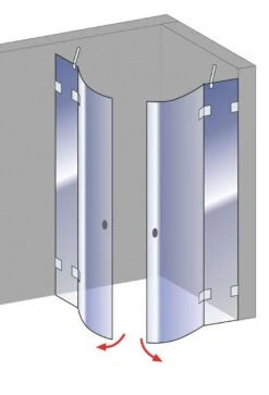 Schulte Davita Runddusche 4-teilig 8 Mm -Schulte 9 3